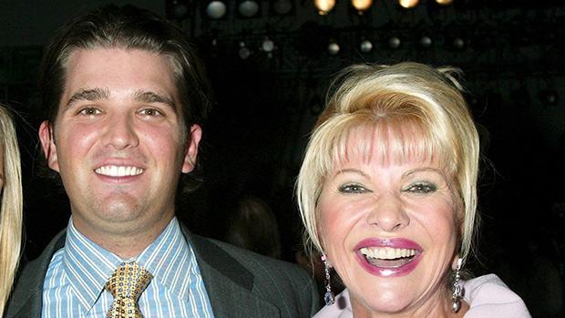 Don Jr and Ivana Trump