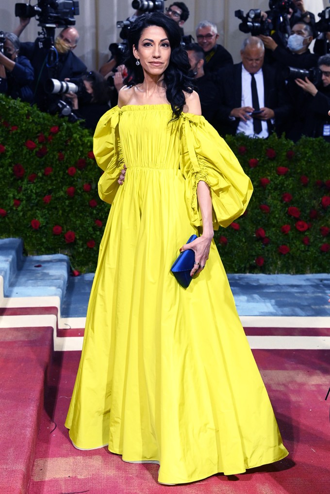 Huma Abedin At The 2022 Met Gala