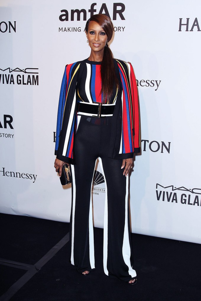 Iman At The 2015 New York amfAR Gala