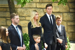 Eric Trump, Ivanka Trump and Eric Trump
Ivana Trump funeral, St. Vincent Ferrer Roman Catholic Church, New York, USA - 20 Jul 2022