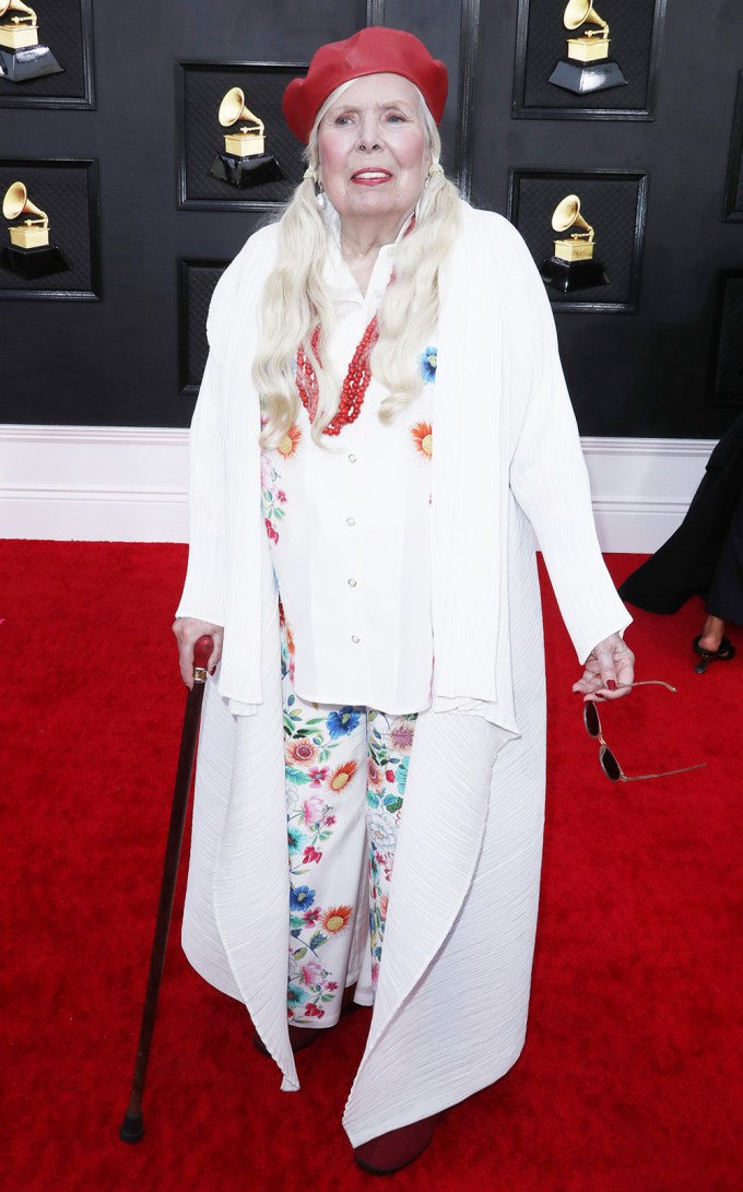 Joni Mitchell at the 2022 Grammys