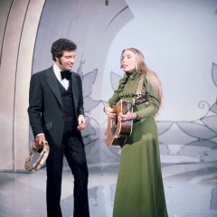 Editorial use only
Mandatory Credit: Photo by Valley Music Ltd/Shutterstock (1223963ct)
Tom Jones and Joni Mitchell
'This is Tom Jones' TV Programme. - 1970