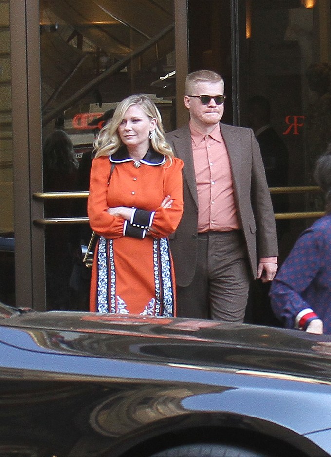 Kirsten Dunst & Jesse Plemons In Italy In 2017