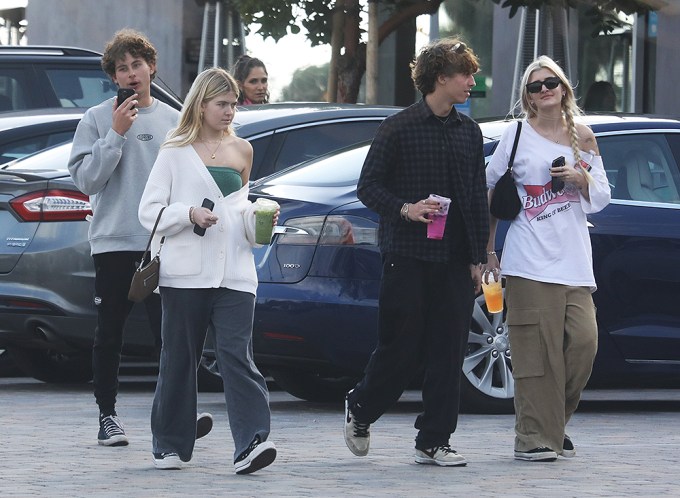 Lola Sheen and Sami Sheen in Malibu