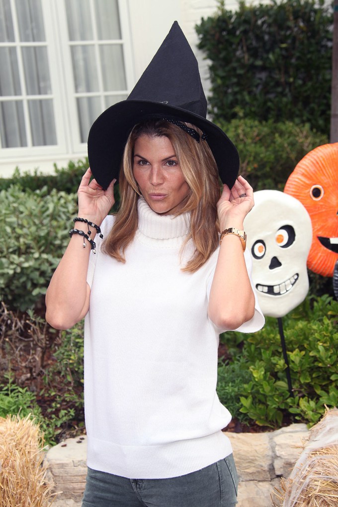 Lori Loughlin at a Halloween event in 2010