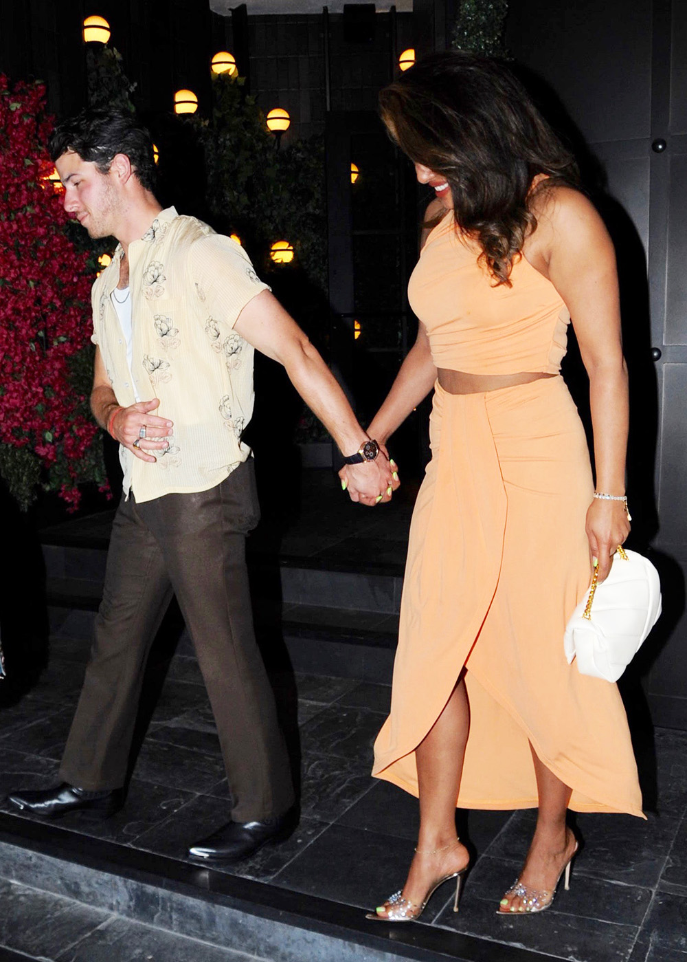 Nick Jonas And Priyanka Chopra Are Seen Leaving Catch LA