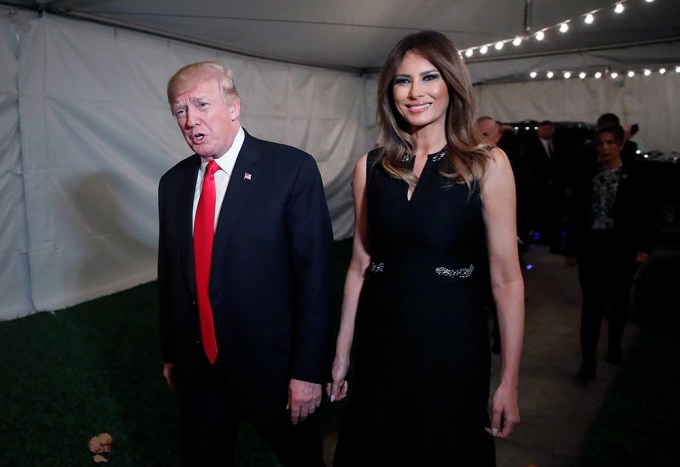 Donald & Melania In 2017