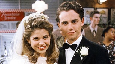 Danielle Fishel and Rider Strong