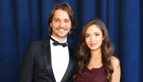 Luke Grimes and wife