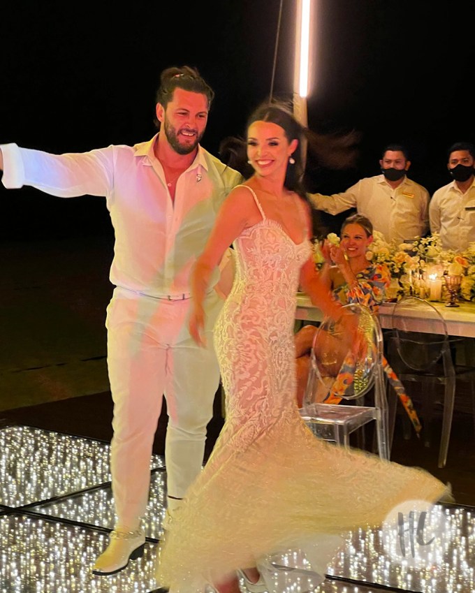 Scheana Shay & Brock Davies Dance Together At Their Wedding Reception