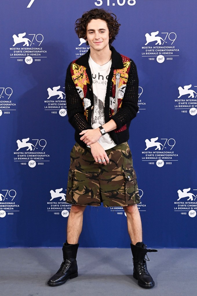 Timothée Chalamet At ‘Bones & All’ Photocall