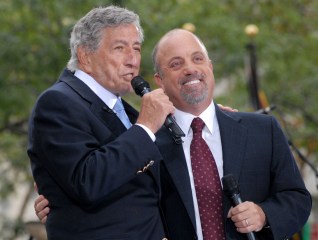 Tony Bennett, Billy Joel Singers Tony Bennett, left and Billy Joel perform live on stage during the NBC "Today" show, in New York .Bennett's new "Duets" album goes on sale Tuesday, Sept. 26
MUSIC BENNETT JOEL, NEW YORK, USA