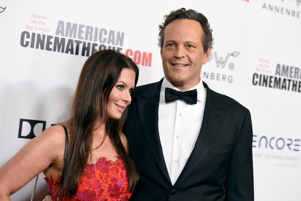 Vince Vaughn, Kyla Weber. Vince Vaughn, right, and Kyla Weber arrive at the American Cinematheque Award ceremony honoring Bradley Cooper, at the Beverly Hilton Hotel in Beverly Hills, Calif
2018 American Cinematheque Award Ceremony Honoring Bradley Cooper - Arrivals, Beverly Hills, USA - 29 Nov 2018