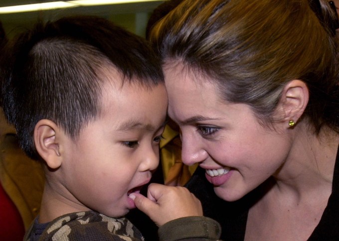 Angelina Jolie & Maddox In Beirut