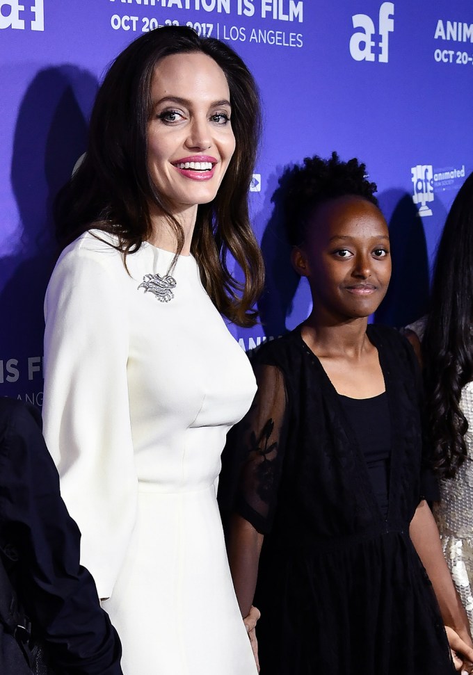 Angelina Jolie & Zahara At The Premiere Of ‘The Breadwinner’