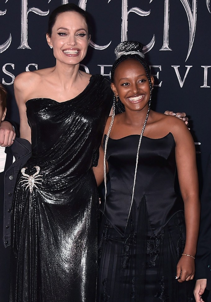 Angelina Jolie & Zahara At The LA Premiere Of ‘Maleficent: Mistress of Evil’