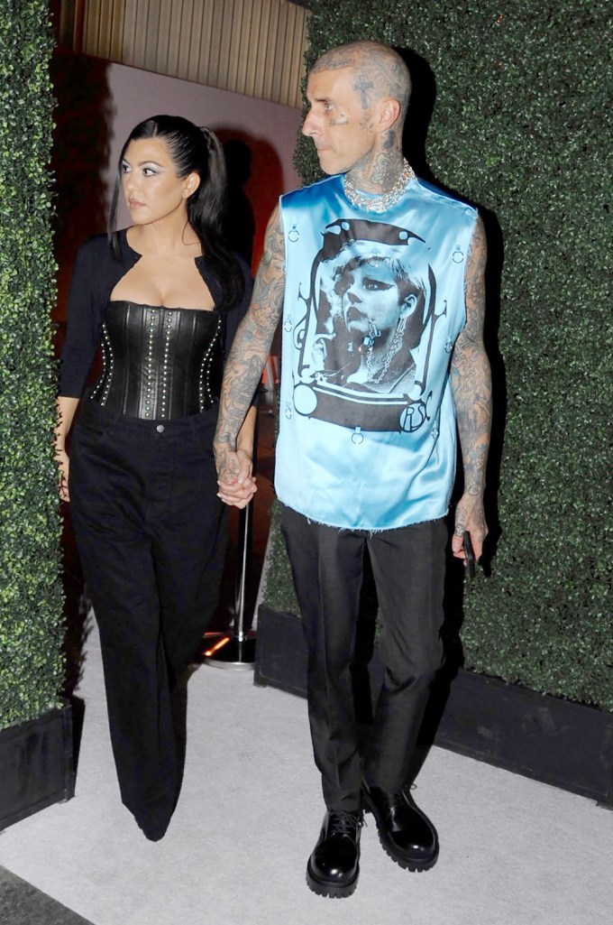 Kourtney Kardashian & Travis Barker