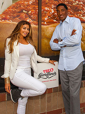 Scottie and Larsa Pippen
