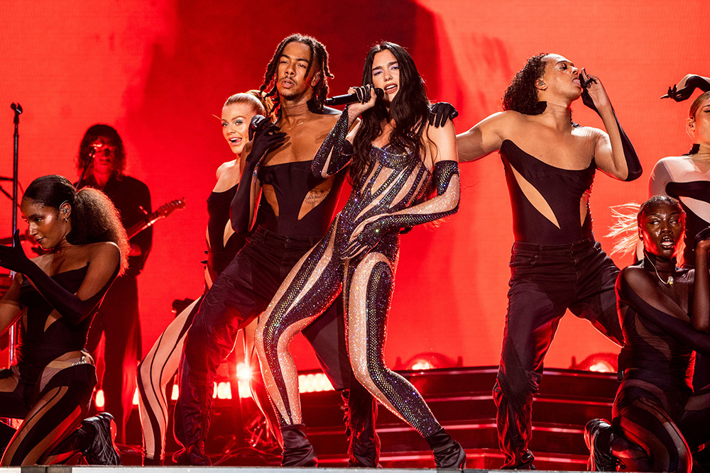 Dua Lipa performs on day two of the Lollapalooza Music Festival, at Grant Park in Chicago
2022 Lollapalooza Music Festival - Day Two, Chicago, United States - 29 Jul 2022