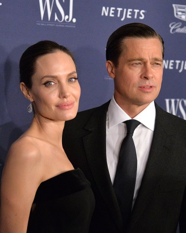 Angelina Jolie and Brad Pitt
WSJ Innovator of the Year Awards, New York, America - 04 Nov 2015