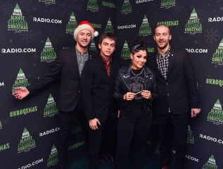 The Interrupters - Justin Bivona, Kevin Bivona, Aimée Allen, and Jesse Bivona
KROQ Almost Acoustic Christmas event, Honda Center, Los Angeles, USA - 08 Dec 2019