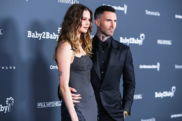 Behati Prinsloo and Adam Levine