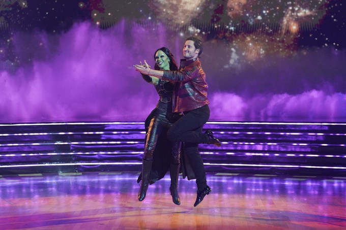 Gabby Windey & Val Chmerkovskiy On Disney+ Night