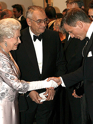 Daniel Craig and Queen Elizabeth