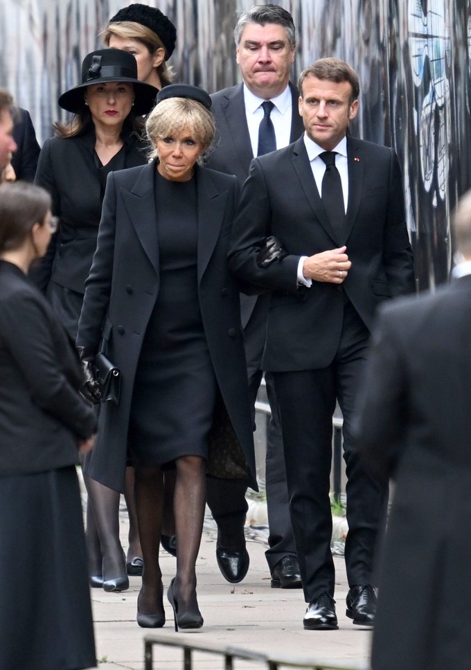 Emmanuel Macron and Brigitte Macron