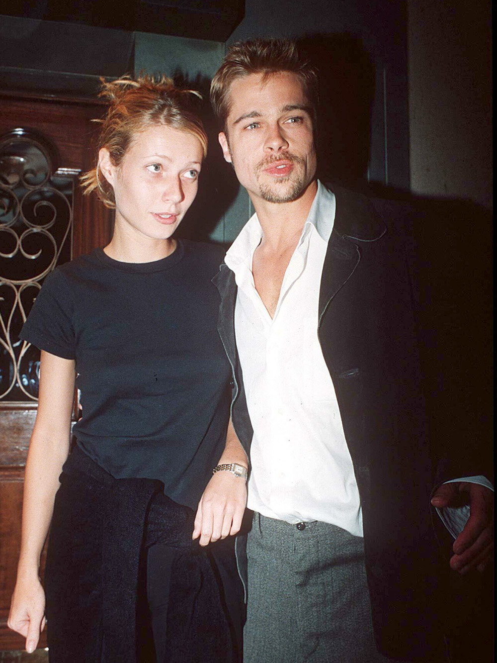 GWYNETH PALTROW AND BRAD PITT
VARIOUS STARS IN LONDON, BRITAIN - 1995