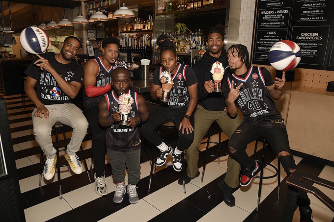 Harlem Globetrotters Promoting Their New NBC Show