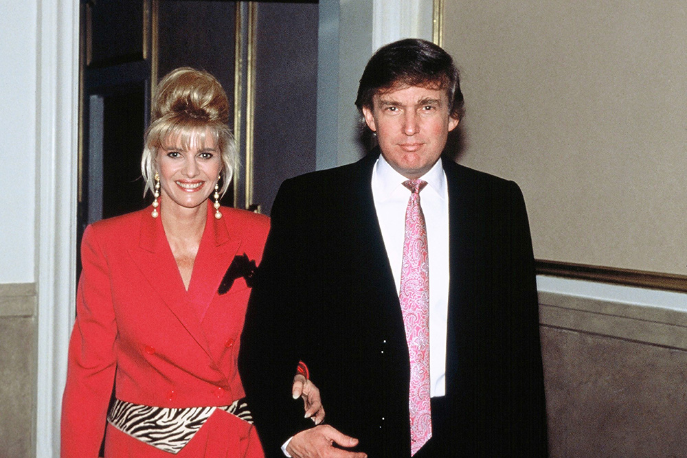 Ivana Trump and Donald Trump at The Plaza hotel, New York, USA - 15 Apr 1990