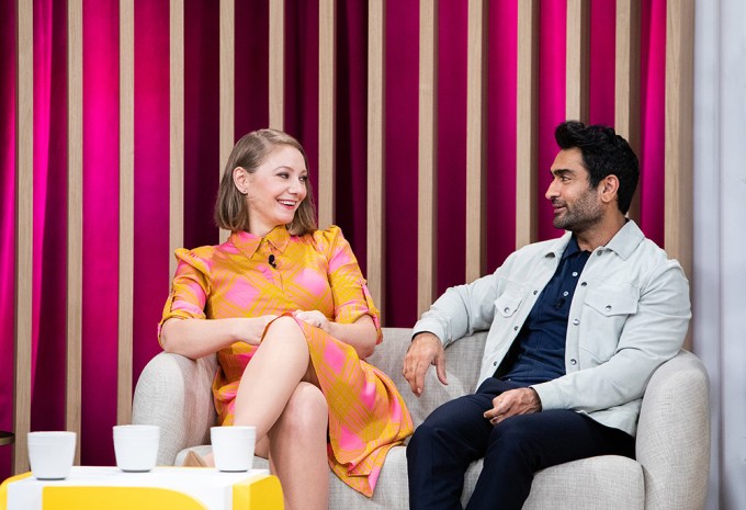 Kumail Nanjiani and his wife Emily V. Gordon