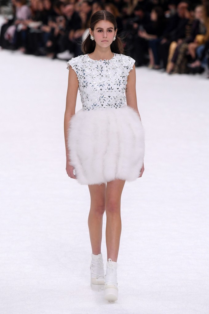 Kaia Gerber On Chanel Runway