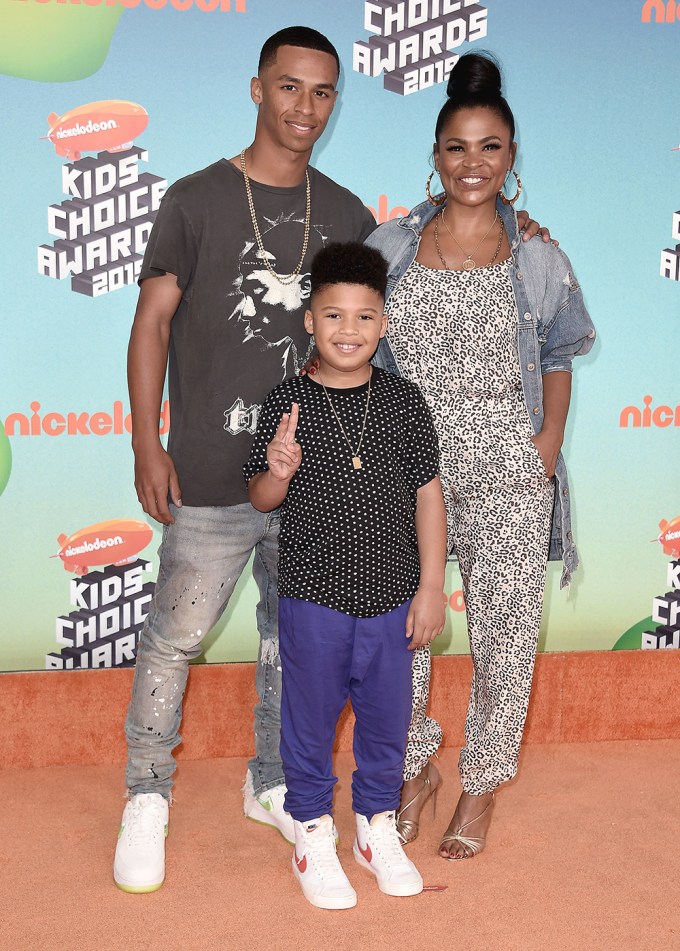 Nia Long with her sons