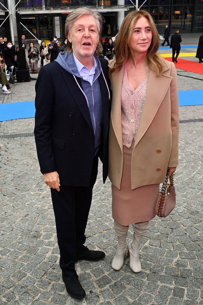 Paul McCartney & Nancy Shevell At Stella McCartney