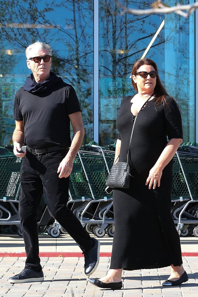 *EXCLUSIVE* Pierce Brosnan and his wife Keely were seen at Paulina Porizkova’s book signing in Malibu