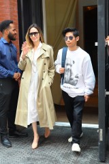 *EXCLUSIVE* New York, NY  - Hollywood star Angelina Jolie and son Pax Thien greet the media as they enjoy some quality time together in New York this afternoon.

Pictured: Pax Thien Jolie-Pitt, Angelina Jolie

BACKGRID USA 29 JUNE 2023 

BYLINE MUST READ: BlayzenPhotos / BACKGRID

USA: +1 310 798 9111 / usasales@backgrid.com

UK: +44 208 344 2007 / uksales@backgrid.com

*UK Clients - Pictures Containing Children
Please Pixelate Face Prior To Publication*