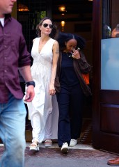 New York, NY  - Angelina Jolie and her daughter Zahara are pictured exiting the Greenwich Hotel in New York City.

Pictured: Angelina Jolie, Zahara Marley Jolie-Pitt

BACKGRID USA 18 MAY 2023 

BYLINE MUST READ: Fernando Ramales / BACKGRID

USA: +1 310 798 9111 / usasales@backgrid.com

UK: +44 208 344 2007 / uksales@backgrid.com

*UK Clients - Pictures Containing Children
Please Pixelate Face Prior To Publication*