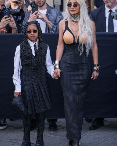 Kim Kardashian West and North West
Jean Paul Gaultier show, Arrivals, Haute Couture Fashion Week, Paris, France - 06 Jul 2022