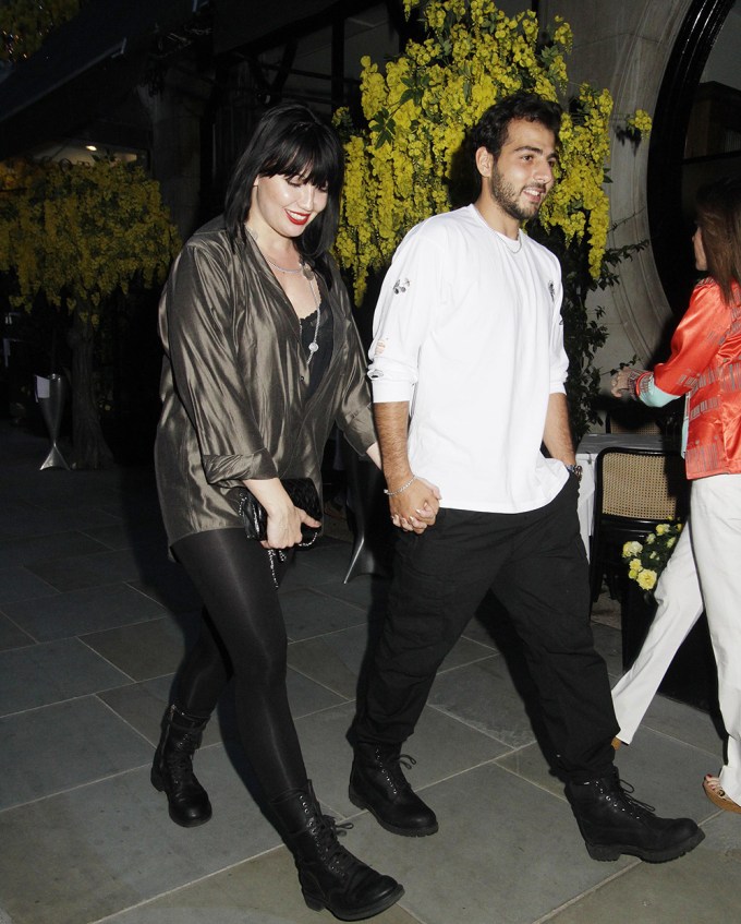 Daisy Lowe & Jordan Saul Out To Dinner