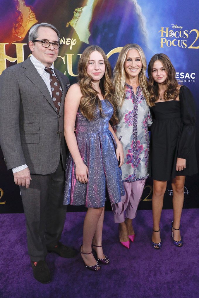 Matthew Broderick, Marion Loretta Elwell Broderick, Sarah Jessica Parker & Tabitha Hodge Broderick