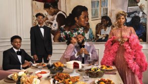 LeBron James at home