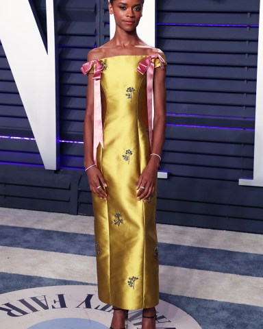 Letitia Wright
Vanity Fair Oscar Party, Arrivals, Los Angeles, USA - 24 Feb 2019