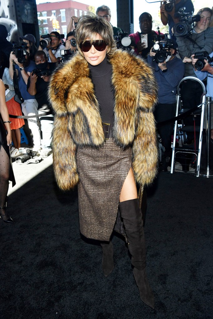 Lisa Rinna at the Michael Kors show