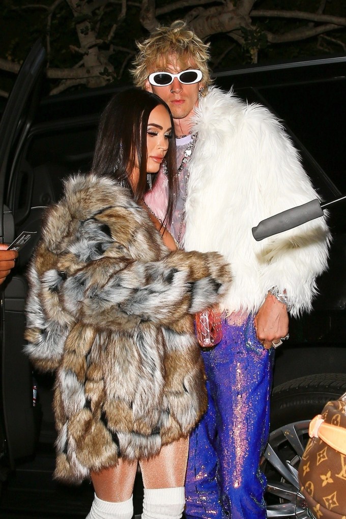 Megan Fox & Machine Gun Kelly at Beyonce’s 41st Birthday