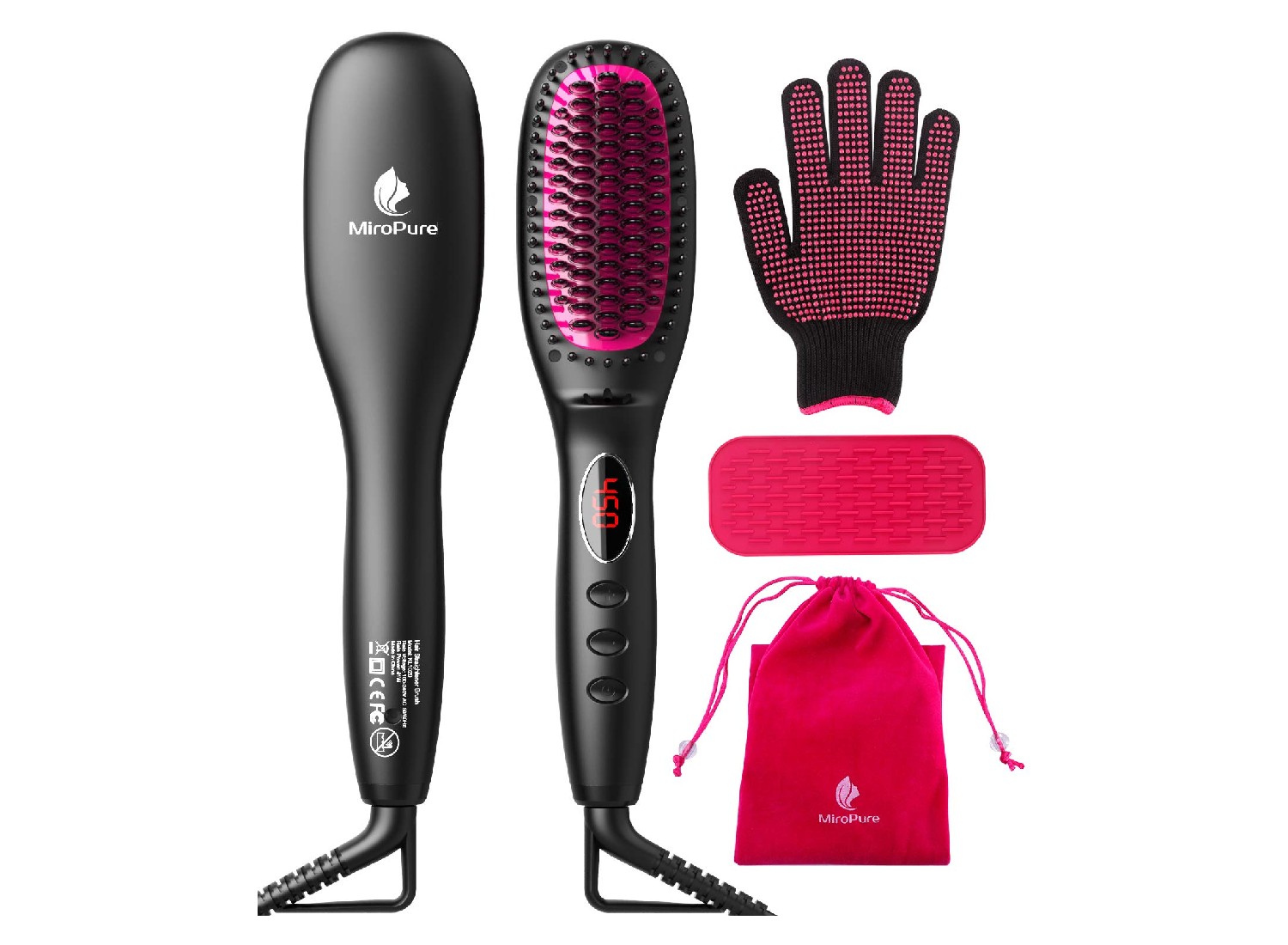 hair brush straightener reviews