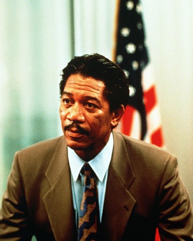 Editorial use onlyMandatory Credit: Photo by ITV/Shutterstock (764294ha)'Clinton and Nadine' [Blood Money] TV Film - 1988 - Dorsey Pratt (Morgan Freeman)GTV ARCHIVE