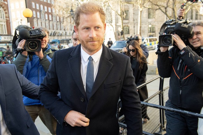 Prince Harry Arrives At High Court