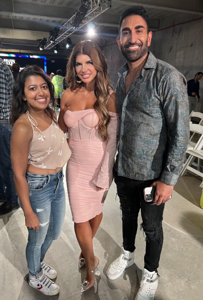 Vishal Parvani & Richa Sadana with Teresa Giudice